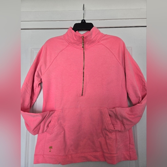 Lilly Pulitzer Tops - Lilly Pulitzer Half-Zip Pullover Sweatshirt